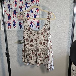H&M Floral Print Tank Top